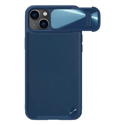 Nillkin CamShield Leather S Case Pouzdro na iPhone 14 Plus s krytem fotoaparátu modré