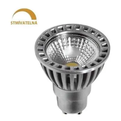 LED žárovka 6W COB GU10 480lm 50° CCD STMÍVATELNÁ, NEUTRÁLNÍ BÍLÁ