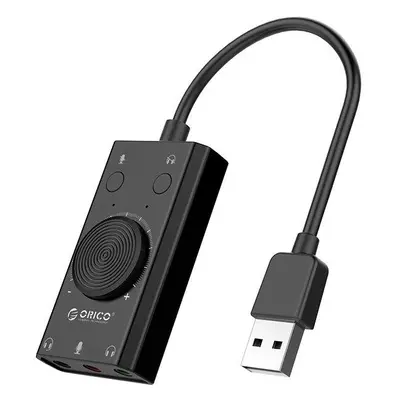 Externí zvuková karta Orico USB 2.0, 10 cm