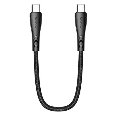 Kabel USB-C na USB-C Mcdodo CA-7640, PD 60W, 0,2 m (černý)