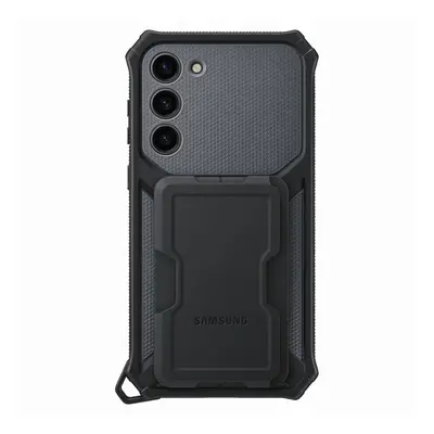 Samsung Rugged Gadget Case Samsung Galaxy S23+ obrněné pouzdro s kroužkovým držákem a stojánkem 