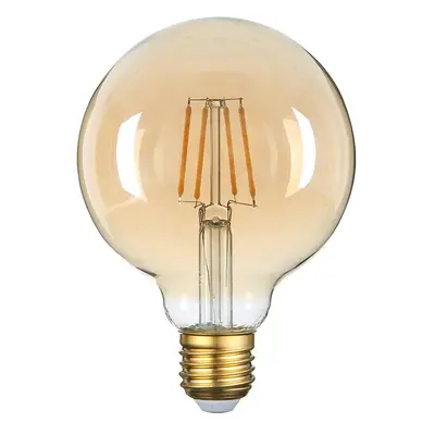 LED Žárovka E27 G95 Golden Glass 4W Teplá bílá