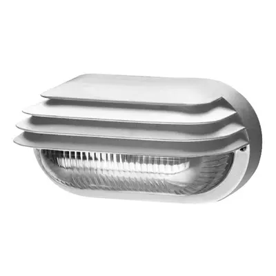 OVAL GRILL přisazené nástěnné svítidlo 40W, bílá, transp.