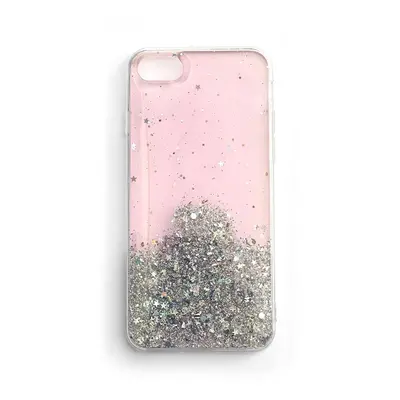 Wozinsky Star Glitter třpytivý obal Xiaomi Redmi K40 Pro+ / K40 Pro / K40 / Poco F3 růžový