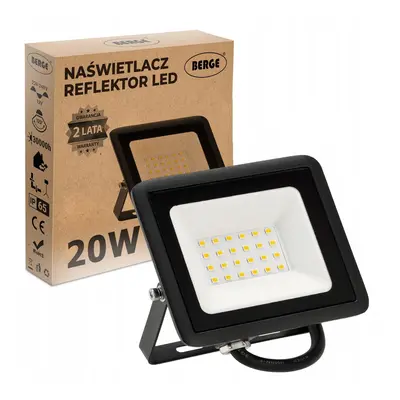 LED reflektor 20W IP65 PREMIUM - neutrální bílá