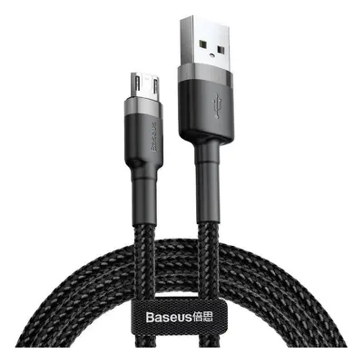 Kabel USB-Micro USB Baseus Cafule 1,5A 2m (šedý/černý)