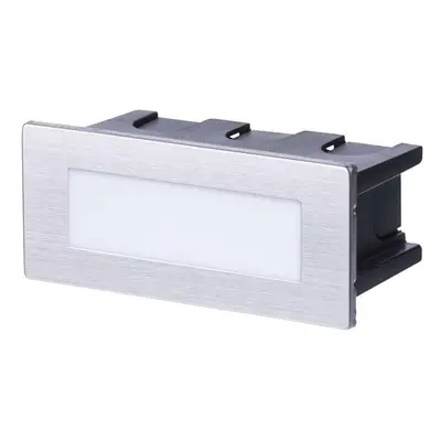 LED orientační vestavné svítidlo AMAL 123×53, 1,5W tep. bílá,IP65