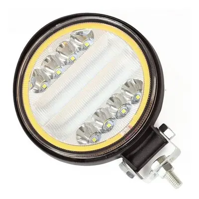 WL10-45-126W Kulatý | Pracovní lampa 9-30V 126W DUAL LED - bílá a oranžová