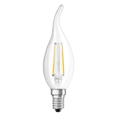 LED žárovka LED E14 BA35 CL 4W = 40W 470lm 2700K Teplá 300° Filament OSRAM SUPERSTAR Stmívatelná