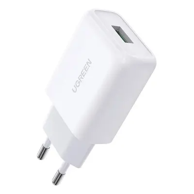 Síťová nabíječka UGREEN CD122, USB-A, QC3.0, 18 W (bílá)