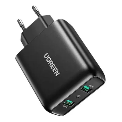 UGREEN 2xUSB-A, 18W, PD3.0, síťová nabíječka EU (černá)