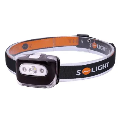 Solight čelová LED svítilna, 3W + červené světlo, 3x AAA