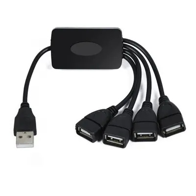 YT26 | USB splitter - HUB pro 4 USB porty | USB 2.0 hub černá