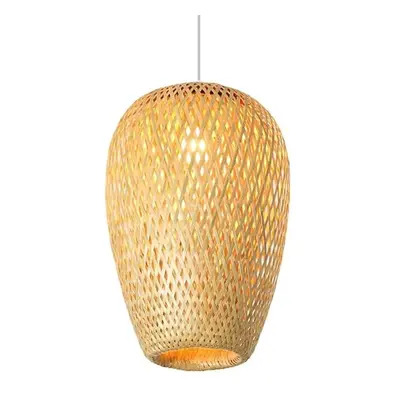 Ručně vyráběná závěsná bambusová lampa | BOHO | Čínský lustr