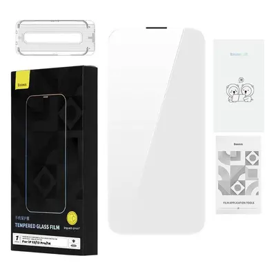 Baseus 0,4 mm Corning HD tvrzené sklo pro Iphone 13/13 Pro/14 + čisticí sada