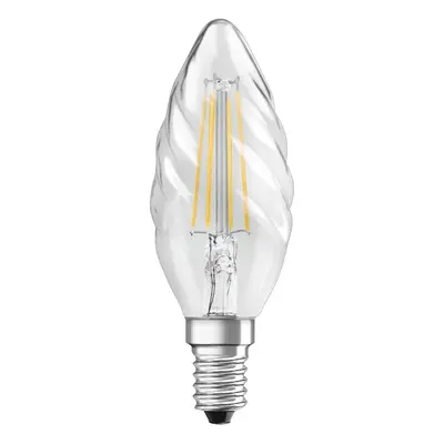 LED žárovka LED E14 BW35 3,4W = 40W 470lm 4000K Neutrální 300° CRI90 Filament OSRAM SUPERSTAR+ S