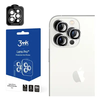 3mk Lens Protection Pro kryt fotoaparátu pro iPhone 13 Pro / iPhone 13 Pro Max - stříbrný