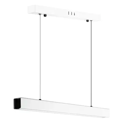 SX41-60CM-24W-W | Moderní obdélníkové závěsné svítidlo | dálkové ovládání | LED | Bílý