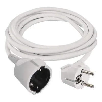 Prodlužovací kabel 2 m / 1 zásuvky / bílý / PVC / 1 mm2