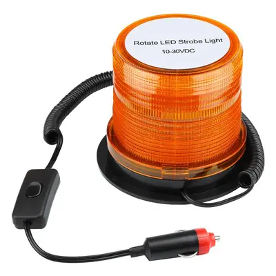 LED-033 | LED výstražná lampa upevněná na magnetu | Kohout | stroboskopické světlo, rotující svě