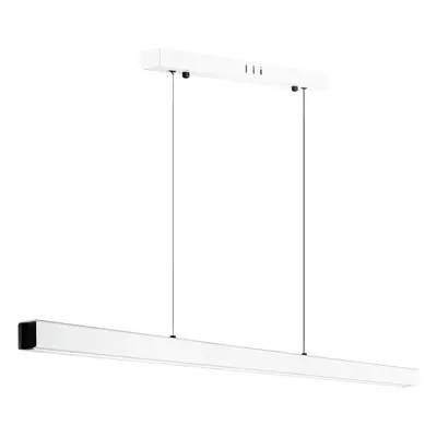 SX41-100CM-40W-W | Moderní obdélníkové závěsné svítidlo | dálkové ovládání | LED | Bílý