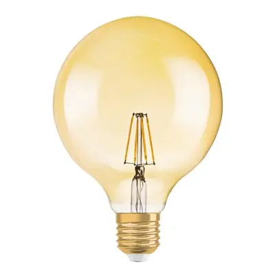 LED žárovka LED E27 G125 7.5W = 55W 650lm 2500K Teplá OSRAM Vintage 1906 Globe Stmívatelná