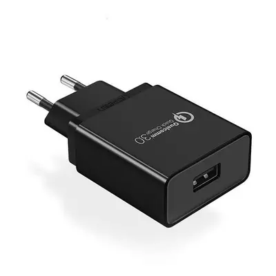 Síťová nabíječka UGREEN CD122, 18 W, QC 3.0, USB (černá)