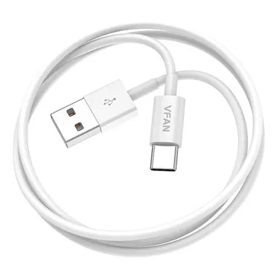 Kabel USB na USB-C Vipfan X03, 3A, 1m (bílý)