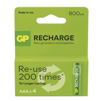 Nabíjecí baterie GP Recharge 800 AAA (HR03) 4ks