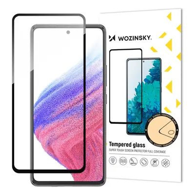 Wozinsky Full Glue Tvrzené sklo Samsung Galaxy A54 5G 9H Celoplošné tvrzené sklo s černým rámečk