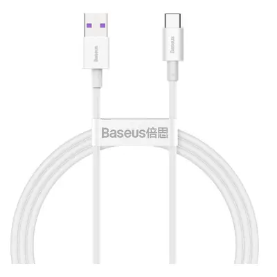 Kabel Baseus Superior Series USB na USB-C, 66W, 1m (bílý)