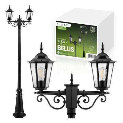 Svítidlo zahradní Stojící LED Sloupek 200cm E27 Lucerna externí Dekorační BELLIS LUMILED