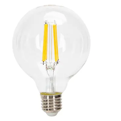 LED žárovka E27 G95 16W 4xCOS Filament 1760lm TEPLÁ BÍLÁ