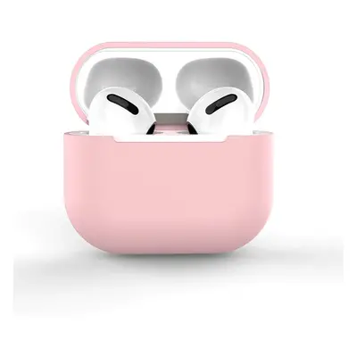 Pouzdro pro AirPods Pro silikonové měkké pouzdro na sluchátka růžové (pouzdro C)