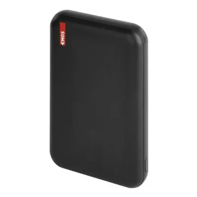 Powerbanka EMOS WI 521, 5 000 mAh, 20 W+Wireless, černá