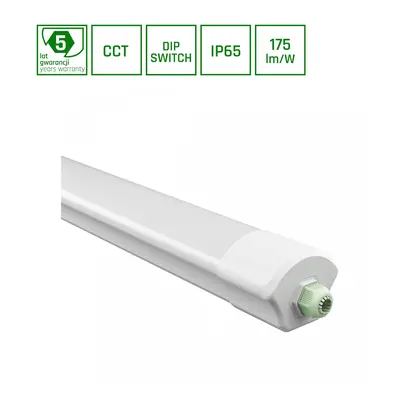 LIMEA VARIO HERMETIC 1500mm 30/40/50W CCT 230V 120deg IP65 IK08 Bílá 5 years warranty