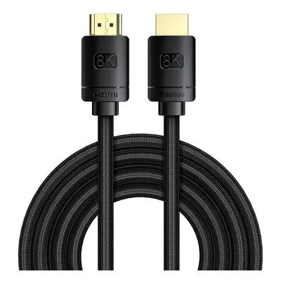 Kabel Baseus HDMI 2.1 8K 60 Hz 48 Gb/s / 4K 120 Hz / 2K 144 Hz 3D eARC QMS Dynamic HDR VRR ALLM 