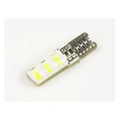 Auto LED žárovka W5W T10 6 SMD 5630 CAN BUS Silikon