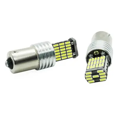 Auto LED žárovka BA15S 45 SMD 4014 PY21W / BAU15S