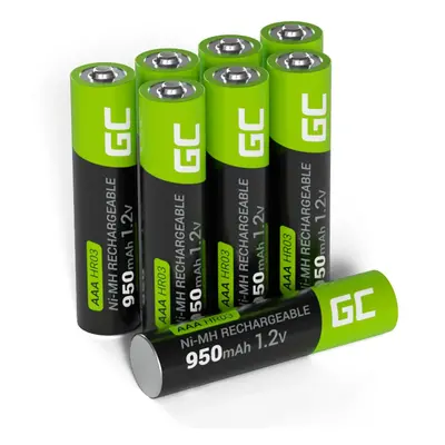 Green Cell 8x AAA HR03 950mAh Baterie