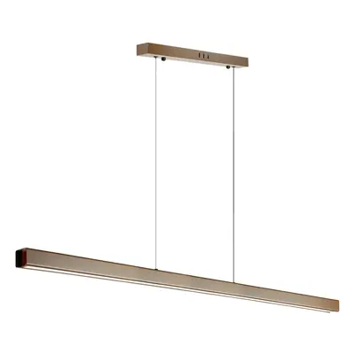 SX41-120CM-48W-BR | Moderní obdélníkové závěsné svítidlo | dálkové ovládání | LED | Hnědý