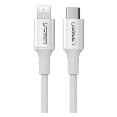 Kabel Lightning na USB-C UGREEN 3A US171, 1,5 m (bílý)