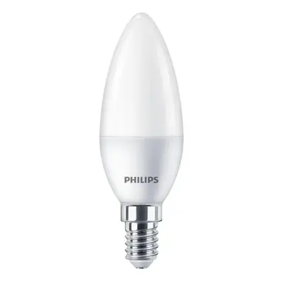 LED žárovka LED E14 Svíčka 5W = 40W 470lm 6500K Studená PHILIPS