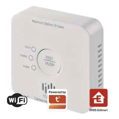 GoSmart Detektor oxidu uhelnatého TCS0101W s WiFi