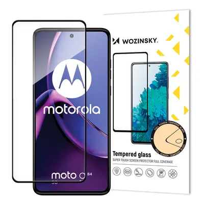 Wozinsky Tvrzené sklo Full Glue pro Motorola Moto G84 přes celý displej s rámečkem - černé