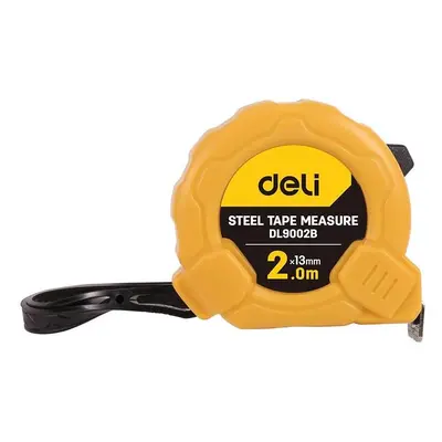 Deli Tools EDL9002B svinovací metr, 2m/13mm (žlutý)