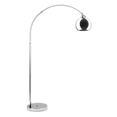 DYT-L170B | Stříbrná stojací lampa | Moderní osvětlení | Kovová stojací lampa