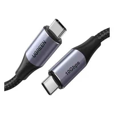 Kabel USB-C 3.1 Gen.2 UGREEN US355, PD 3.1, 5A, 100W, 4K, 10Gbps, 1m (černý)