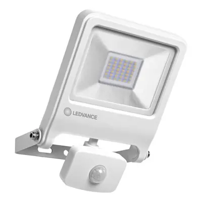 Reflektor LED 30W 2700lm 3000K IP44 Bílý s čidlem pohybu LEDVANCE Floodlight Endura