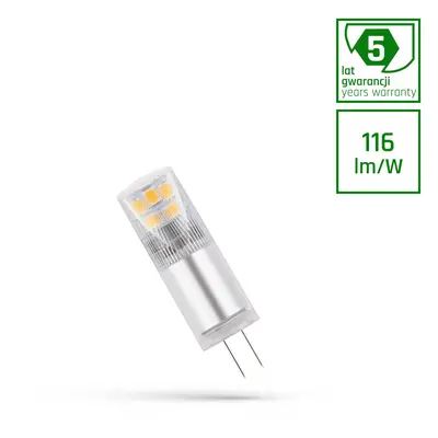 LED G4 12V 2W Studená bílá 5Y WARRANTY PREMIUM SPECTRUM